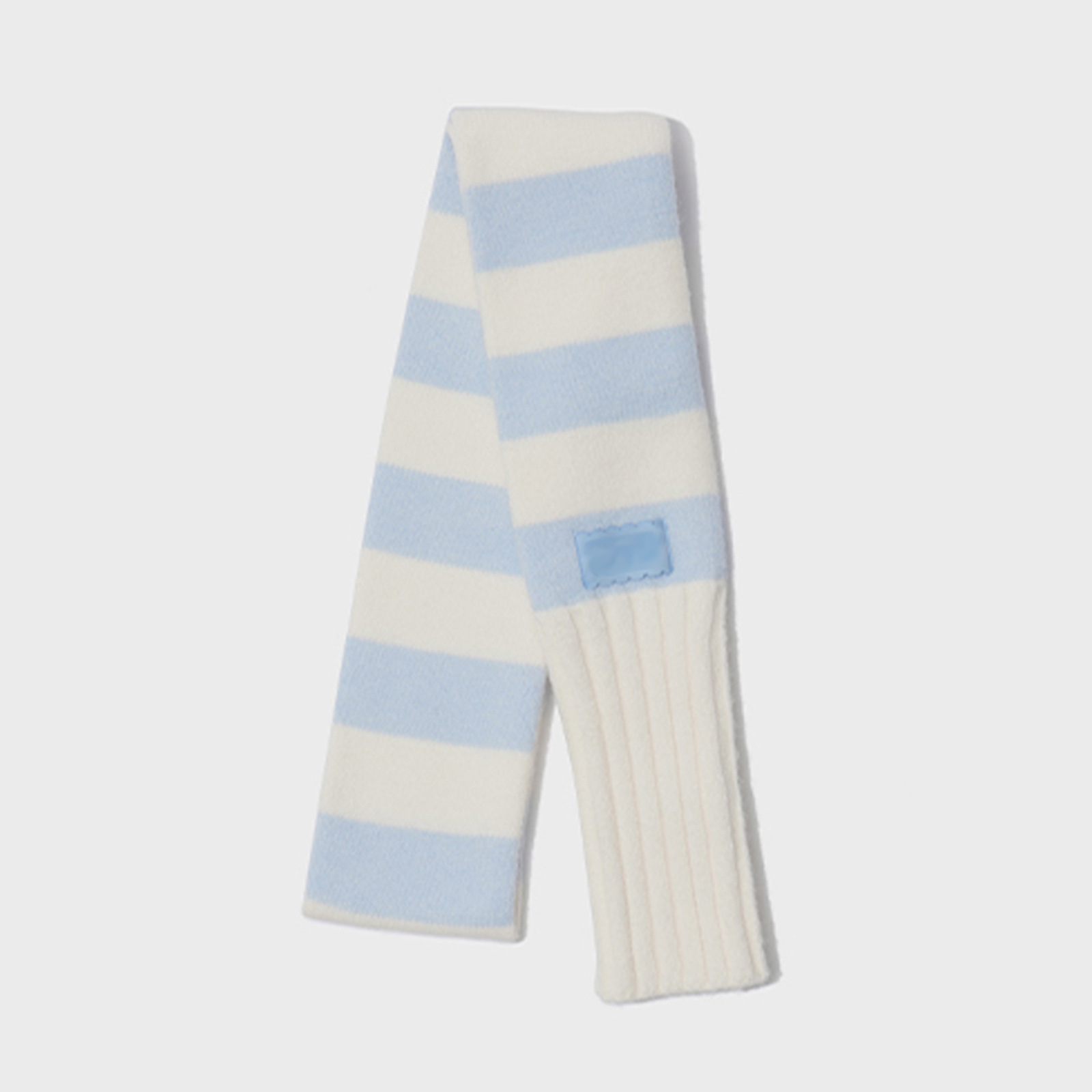 Retro Cute Striped Knitted Scarf For Women photo 4