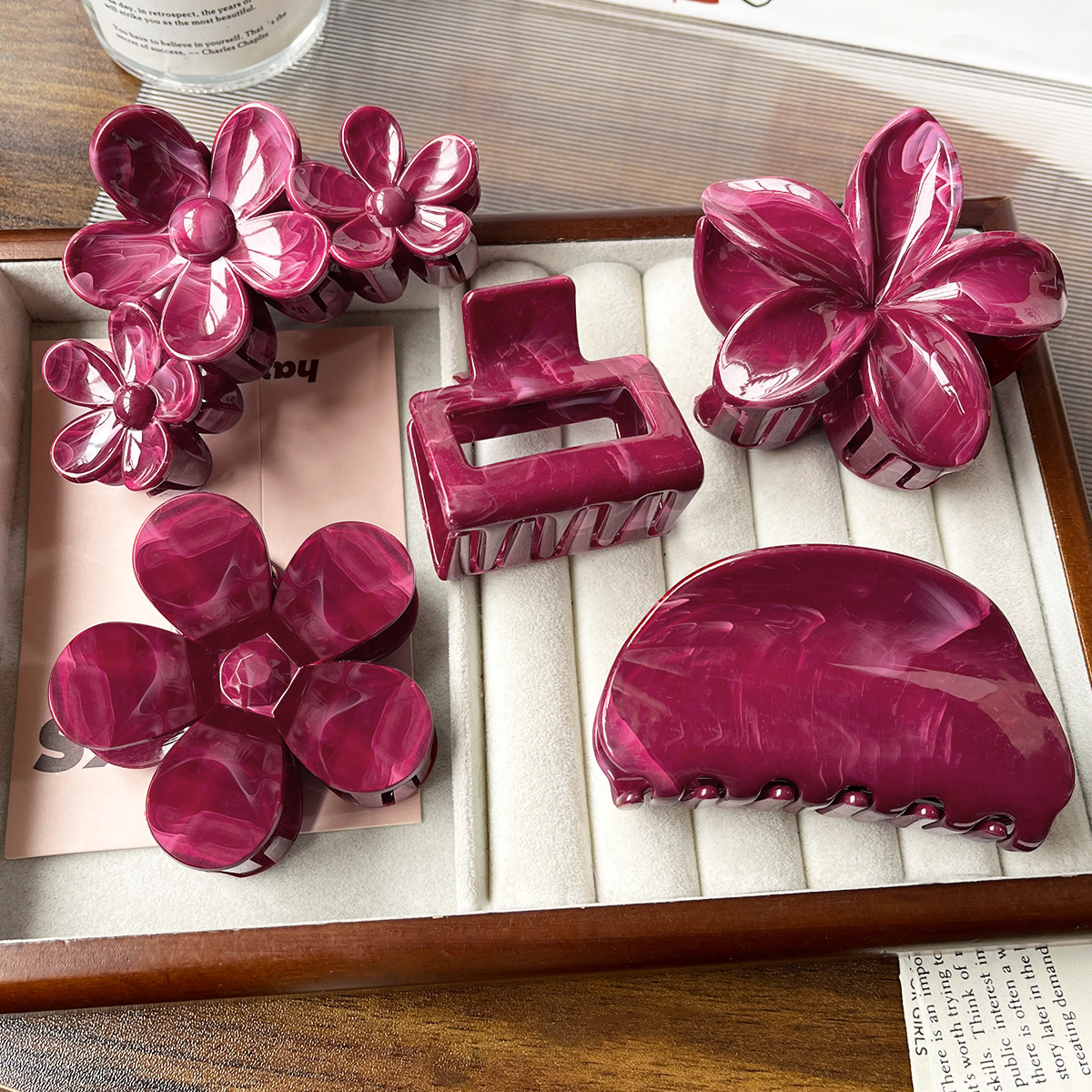 Large Floral Korean-style Hair Clip photo 1
