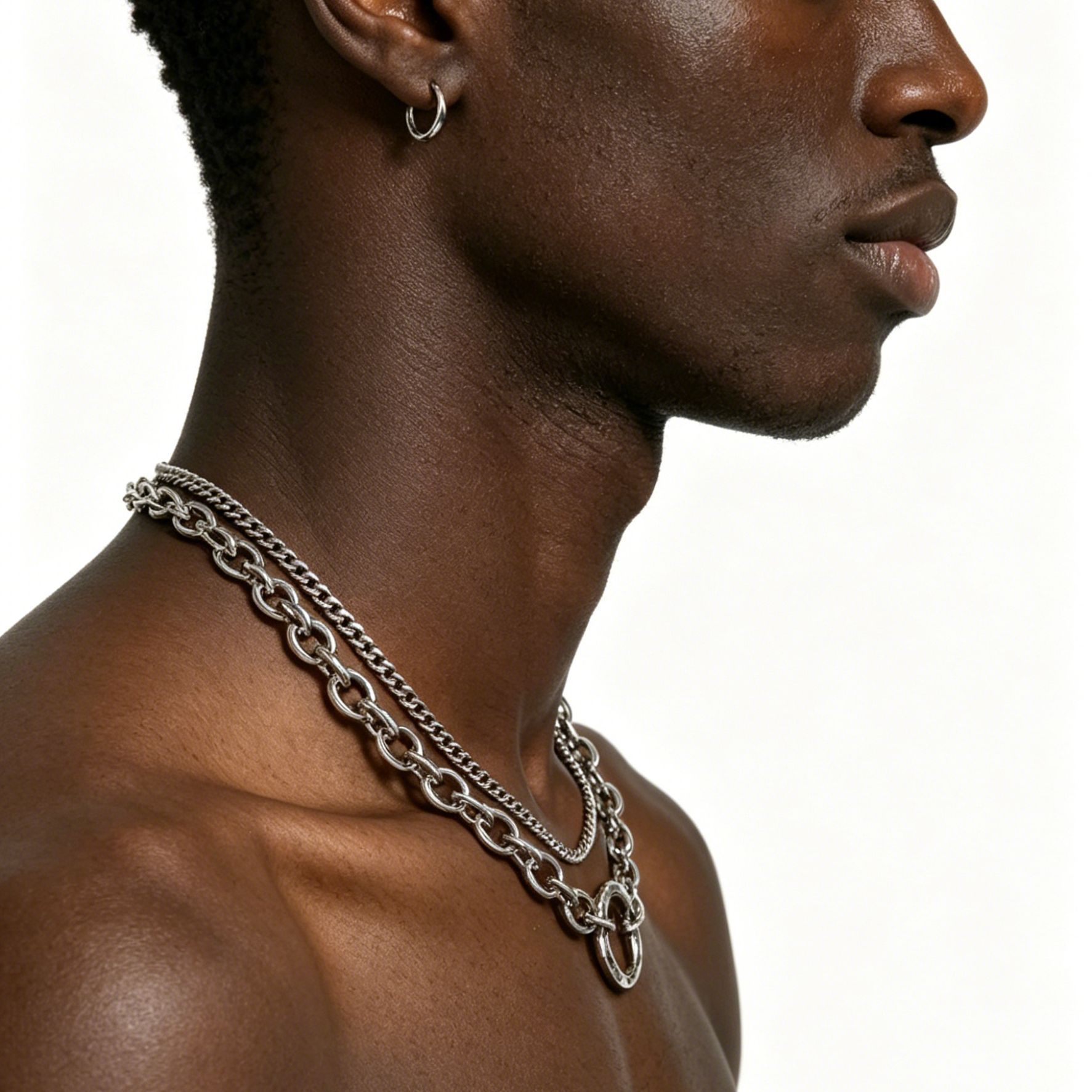 Fashionable And Personalized Double-layered Necklace photo 3