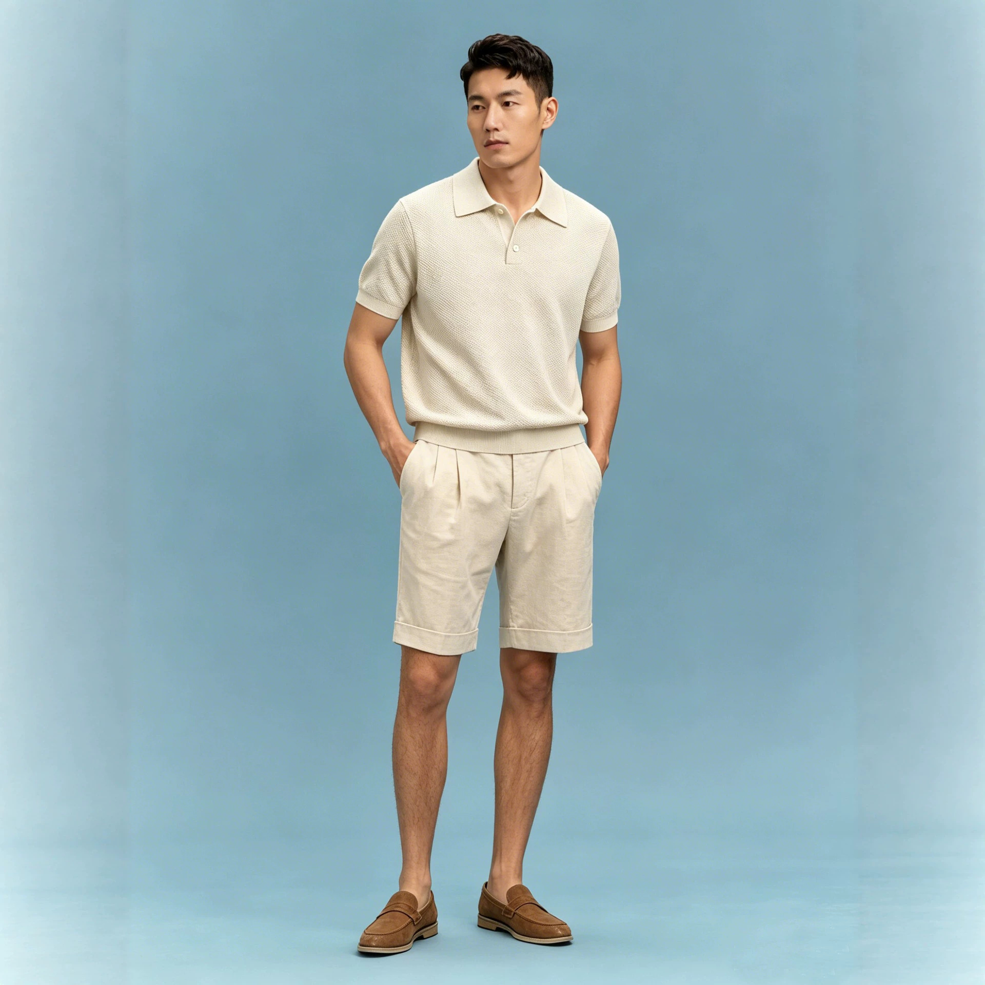 Short-sleeve Polo Shirt Casual Business T-shirt For Men photo 3