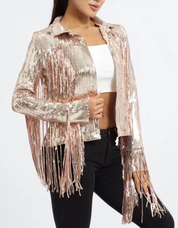 Sequin Top Same Style As The Stars For Stage Performances photo 4