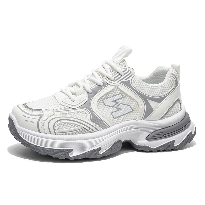 Men's New Autumn Breathable Mesh Trendy Versatile Thick-soled Height-increasing Casual Sneakers photo 6