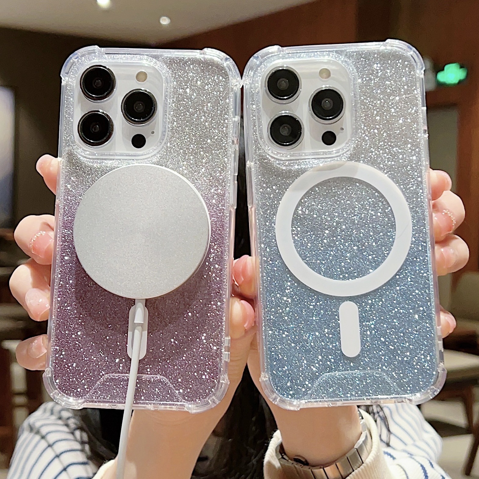 Personalized Gradient Magnetic Phone Case photo 7