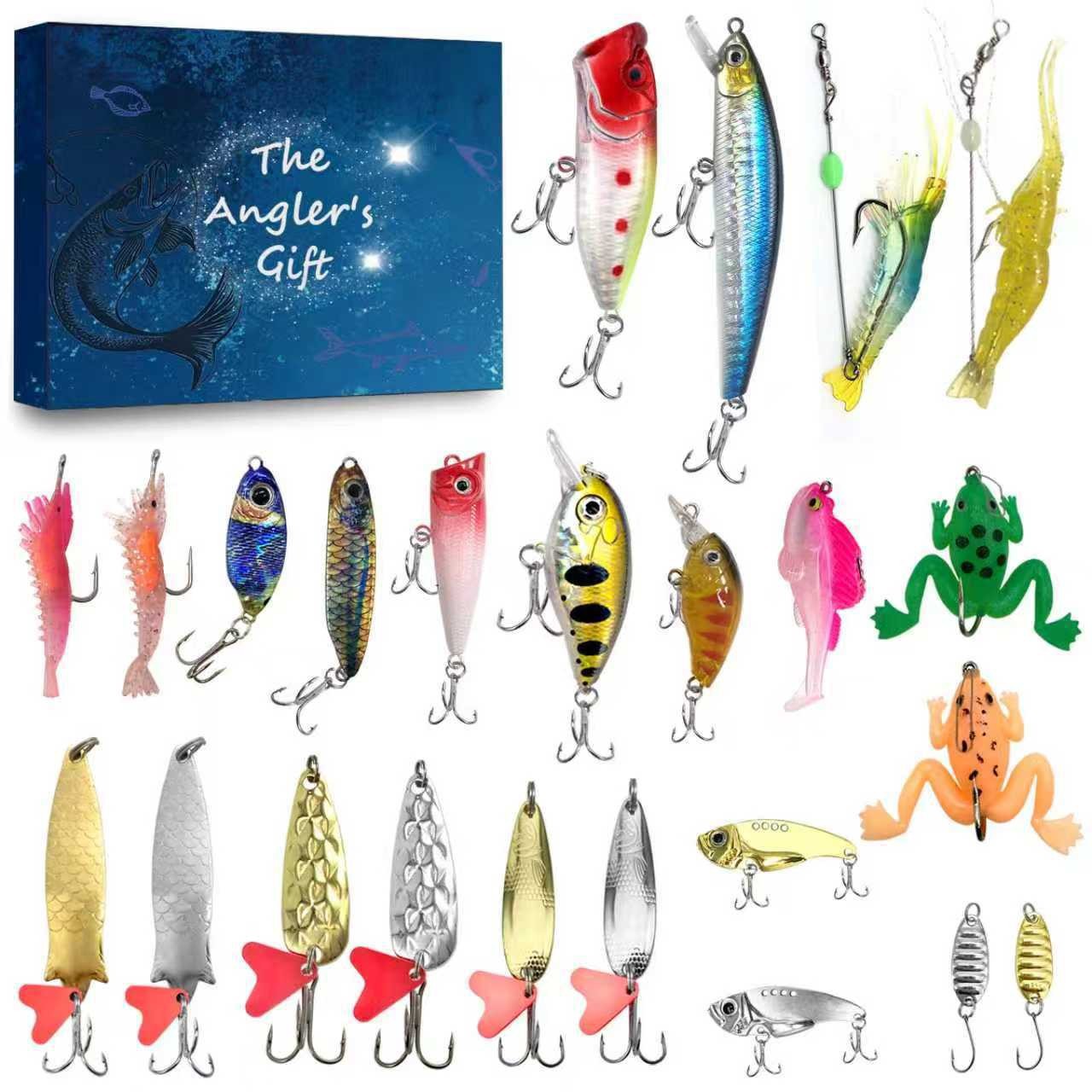 Christmas Fishing Lure Gift Box Blind Box Lure Set photo 4