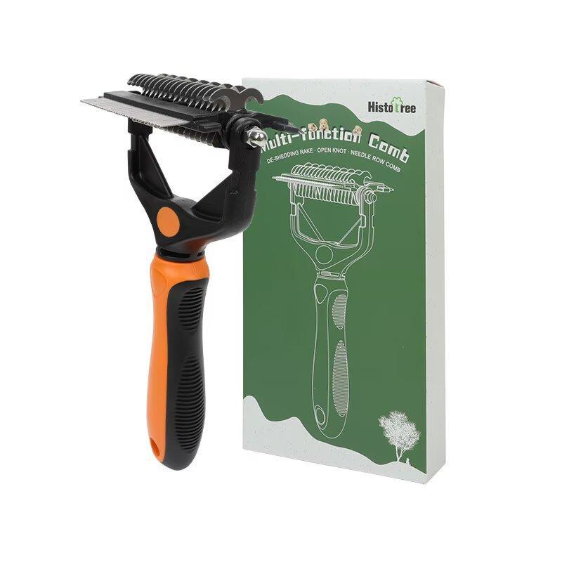 New-style Pet De-matting Comb Cat Grooming Brush photo 3