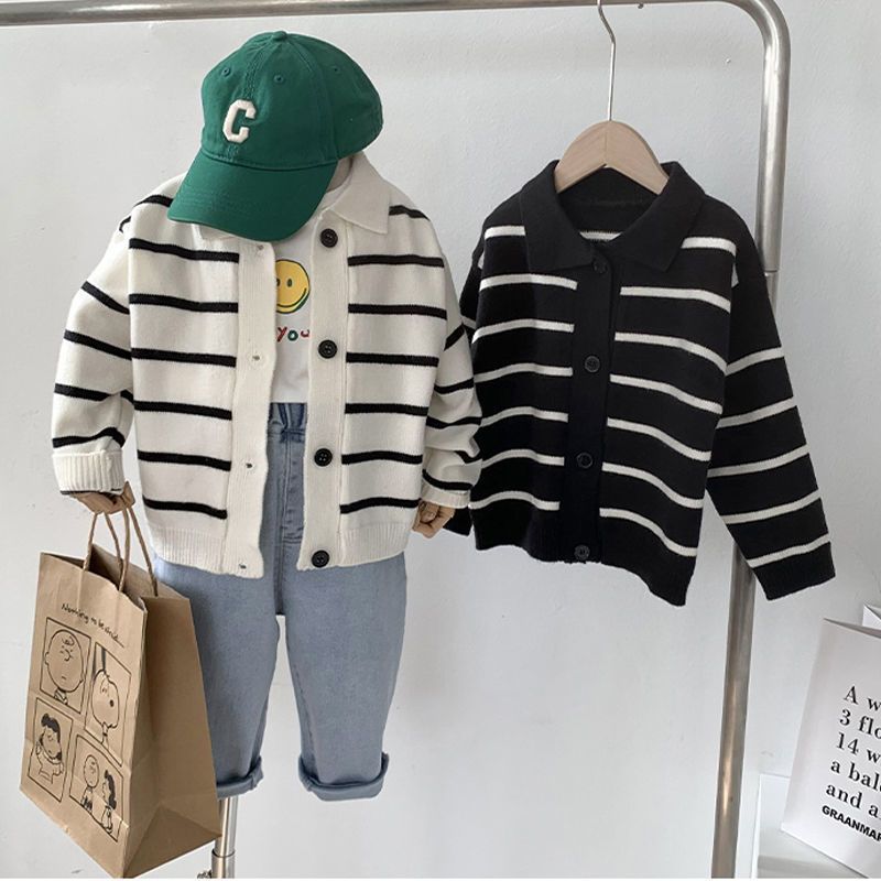 Stylish Striped Top And Jacket For Boys photo 6