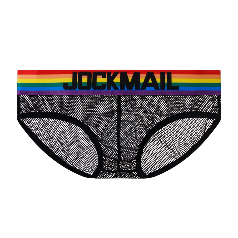 Mens Underwear Rainbow Mesh Breathable photo 3