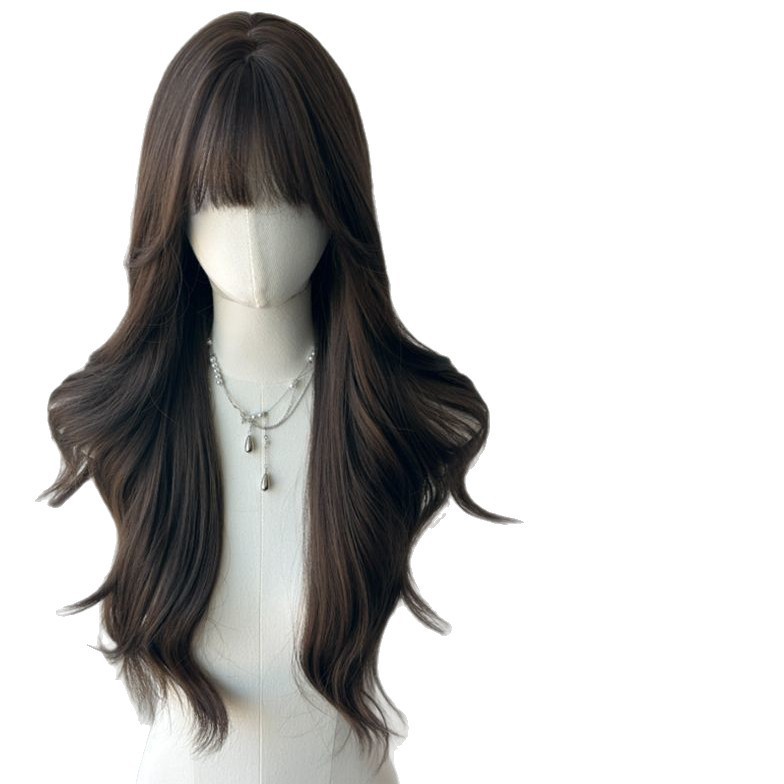 Full-head Wig With Voluminous Styling For Face Shape Enhancement photo 2
