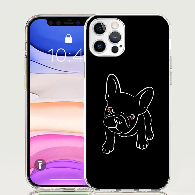 Creative Art Line Dog Heart Phone Case photo 4