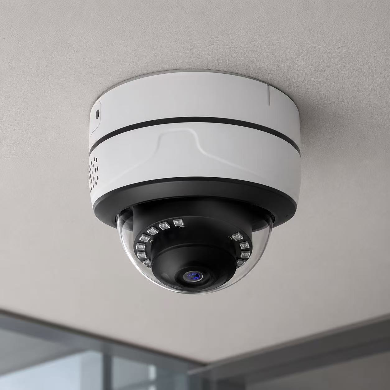 POE Surveillance Camera, Domehemispherical, Indoor, 4-megapixel High Definition photo 3