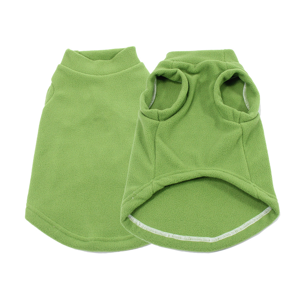 Solid-color Warm Pet Clothing For Fall And Winter photo 3