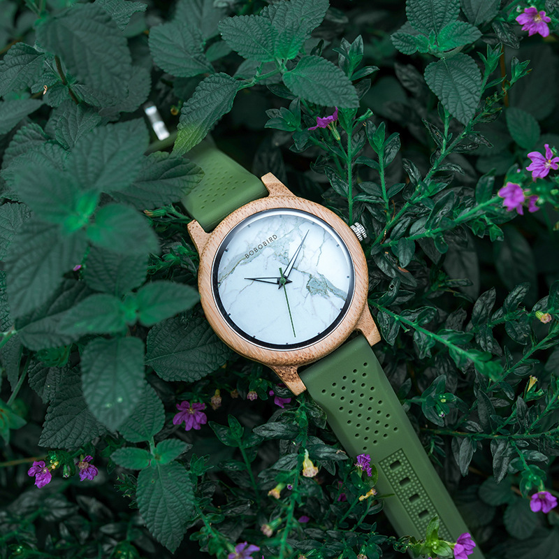 Wooden Watch Minimalist And Fresh-style Gift photo 1