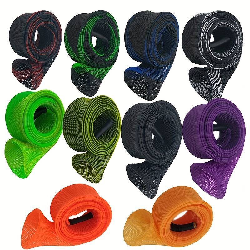 Luya Fishing Rod PET Woven Nylon Sleeve photo 4