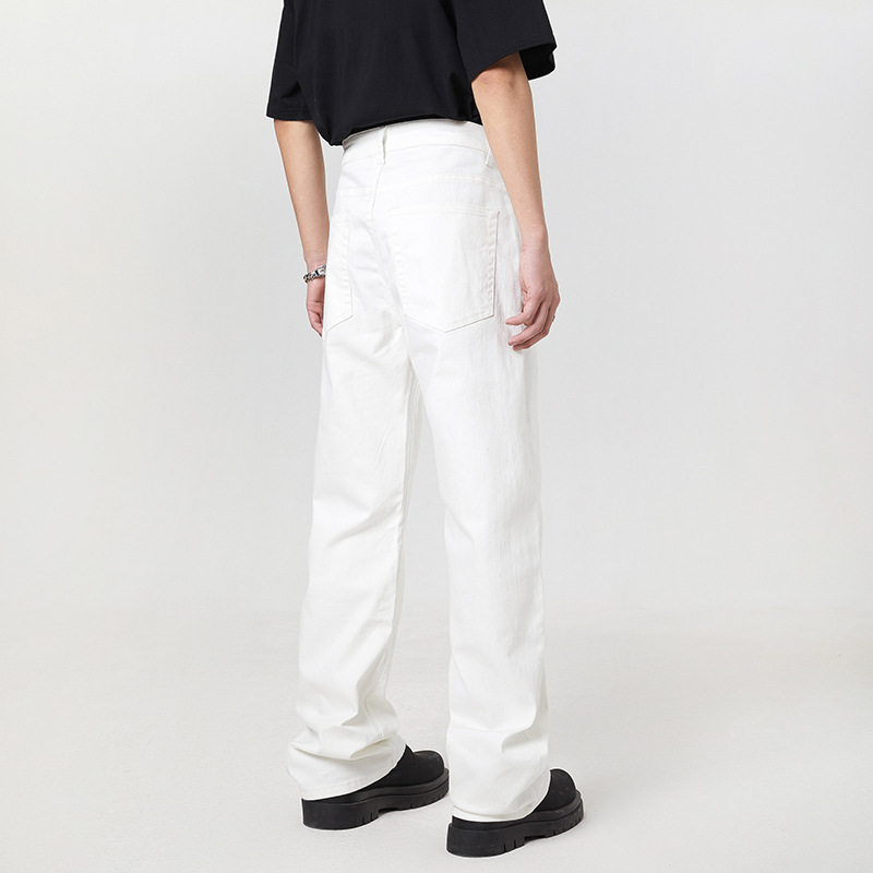 American Vintage Inspired High Street Style Loose-fit Straight-leg Stretch Pants photo 3