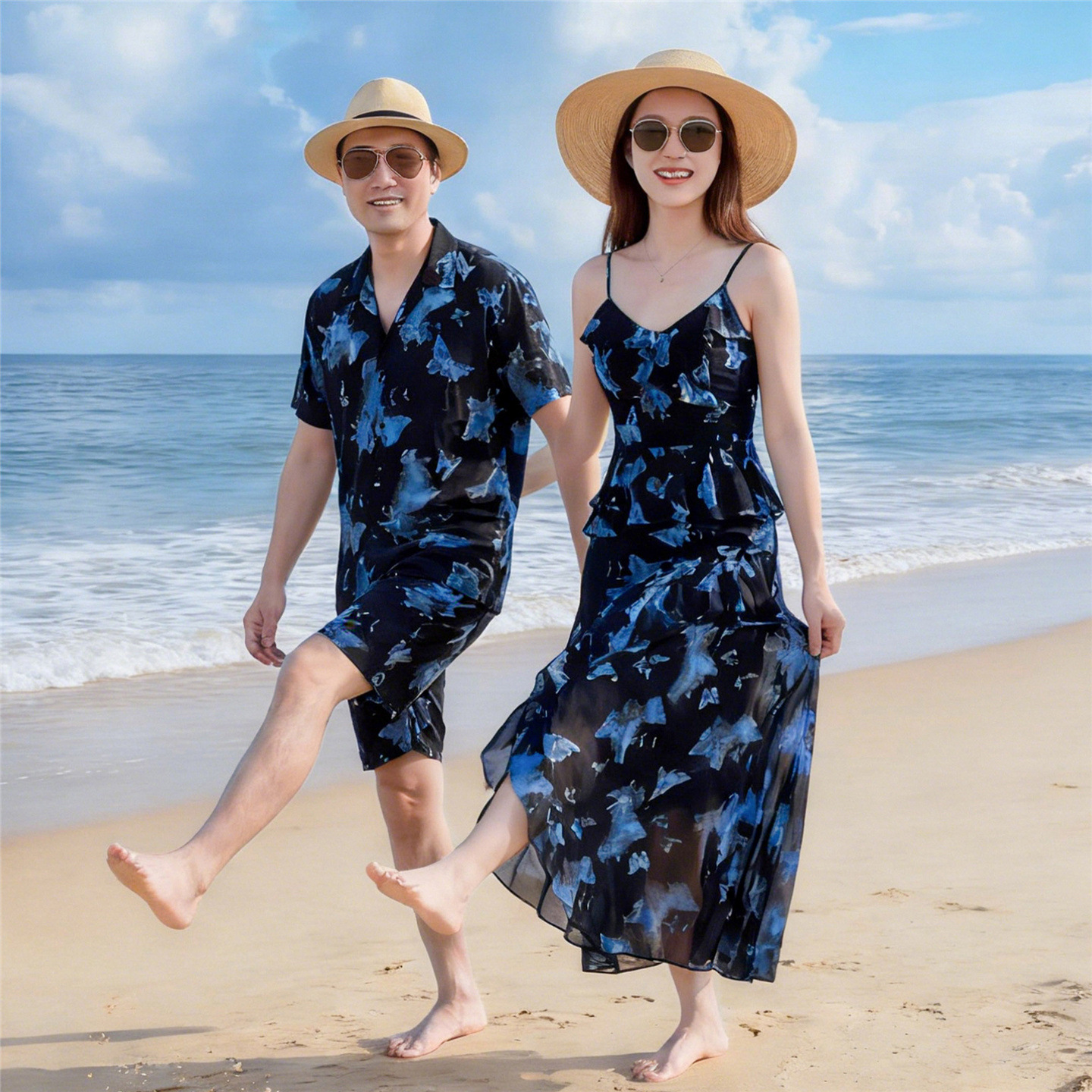 Short-sleeve Mother-daughter Dress Couple Set photo 6