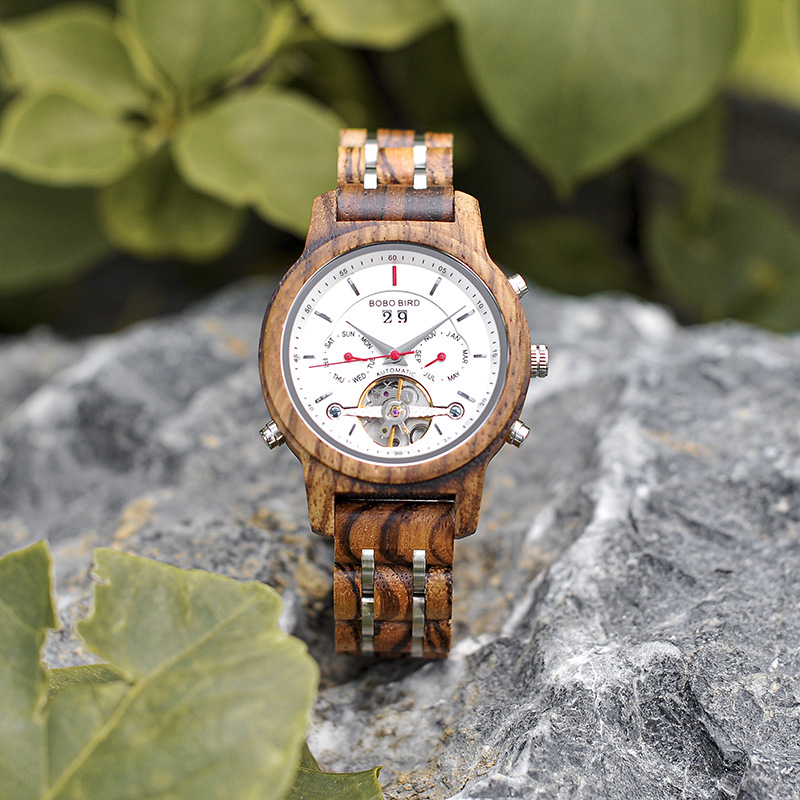 Wooden Watch Classic Analog Quartz Fashionable photo 1
