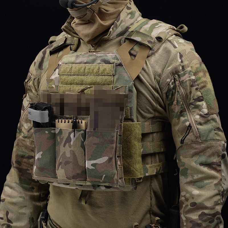Lightweight Elastic Triple-camouflage Functional Pack Mounting Storage Pouch photo 4