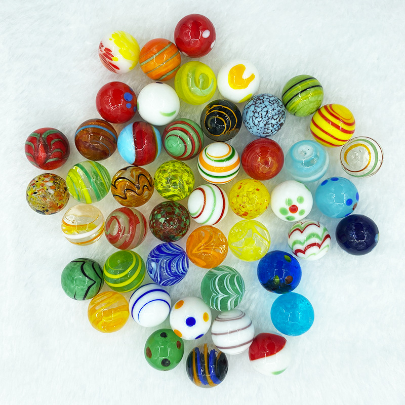 Colorful Solid Game Glass Marbles Fish Tank And Flower Pot Decoration photo 6