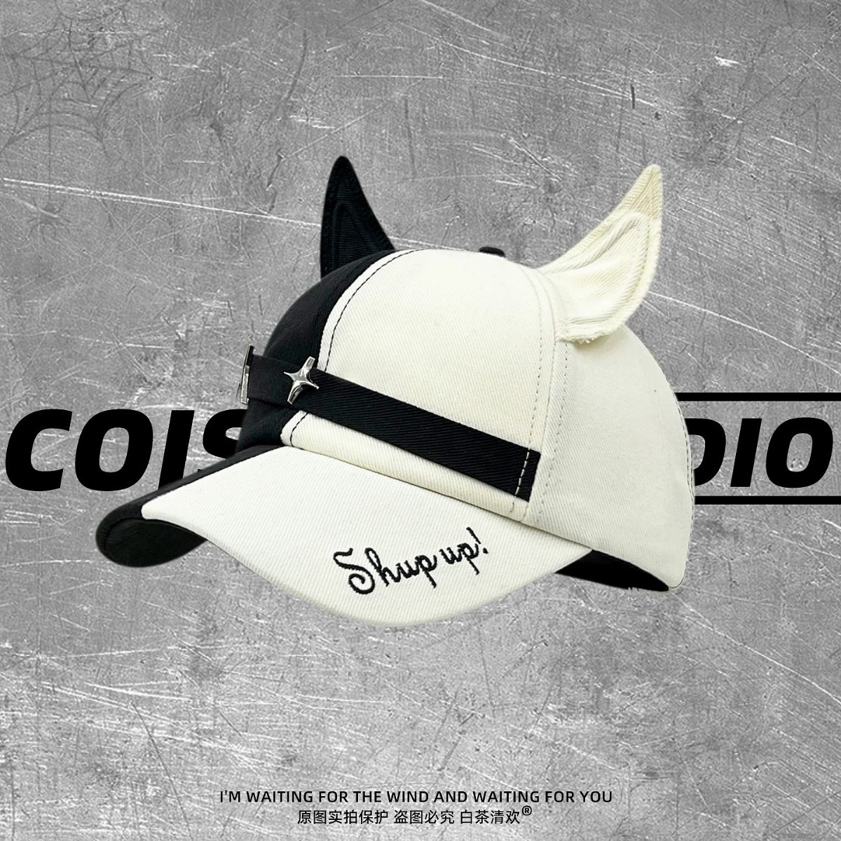 New Fox-ear Color-block Baseball Cap photo 4