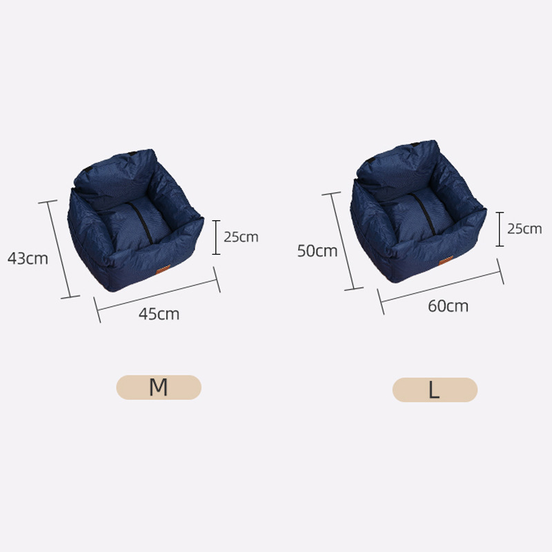 Simple-style Car Dog Bed Pet Car Seat photo 6
