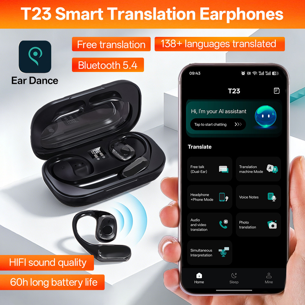 Smart Video Translation Bluetooth Headphones photo 2