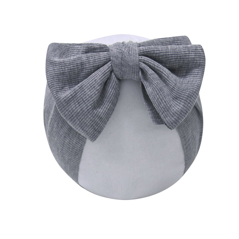 Baby Headband With Ribbed Fabric And Bow Hair Accessory photo 5