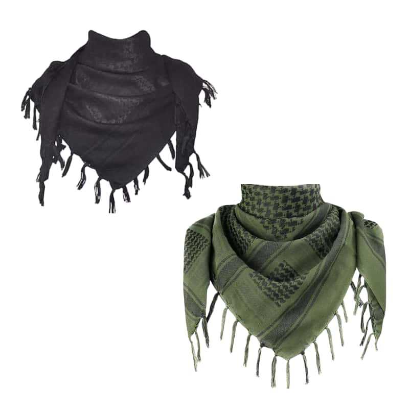 Jacquard Headscarf Scarf With Tassels Mens Scarf photo 3