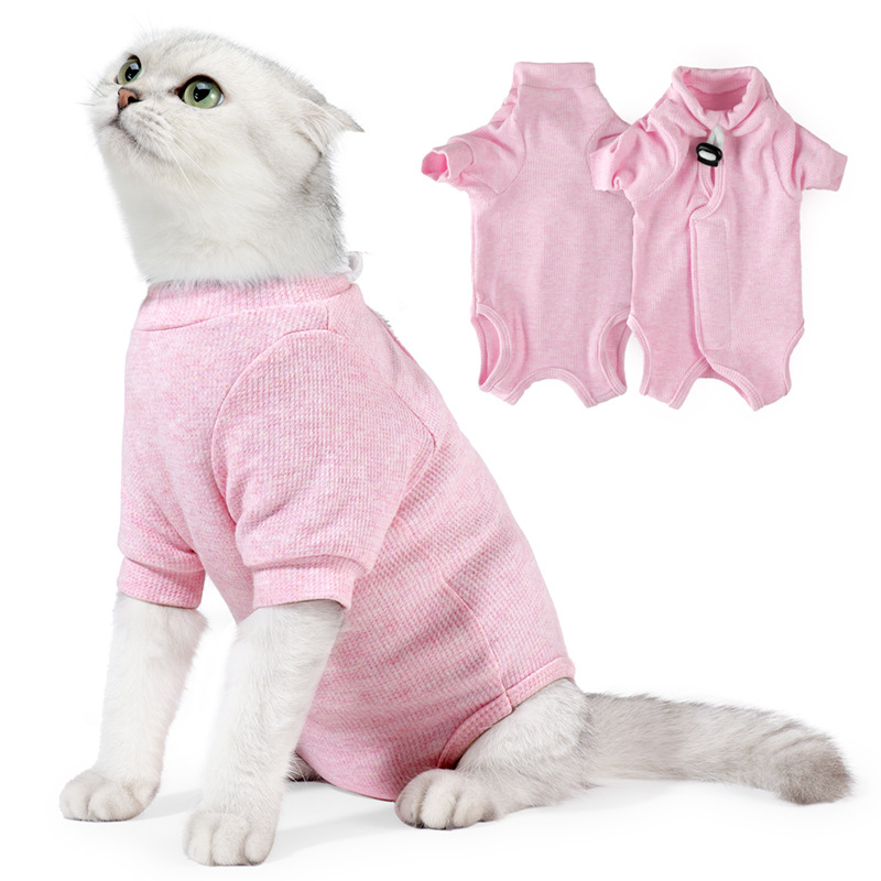 Post-Operative SpayNeuter Recovery Breathable Body-Fitted Two-Leg Style For Cats And Dogs photo 6