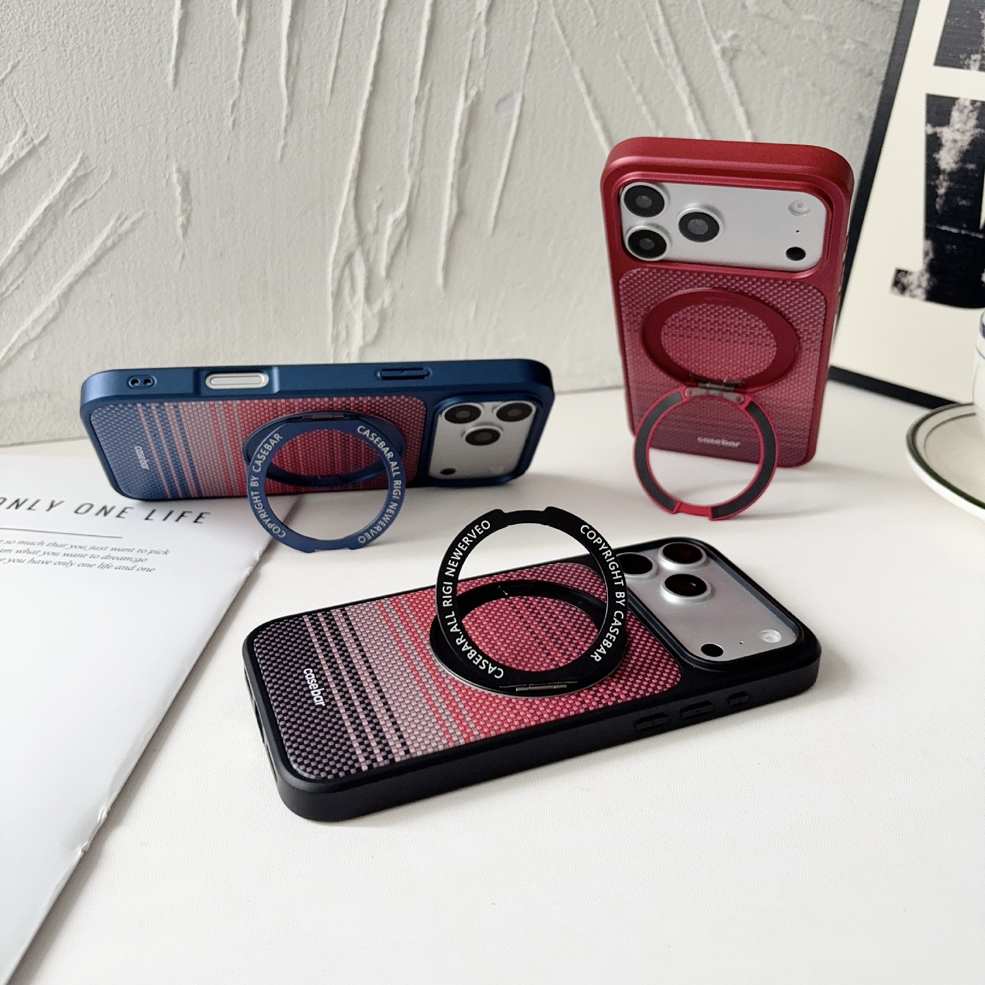 Sunset Magnetic Suction Bracket Drop-Resistant Phone Case photo 2