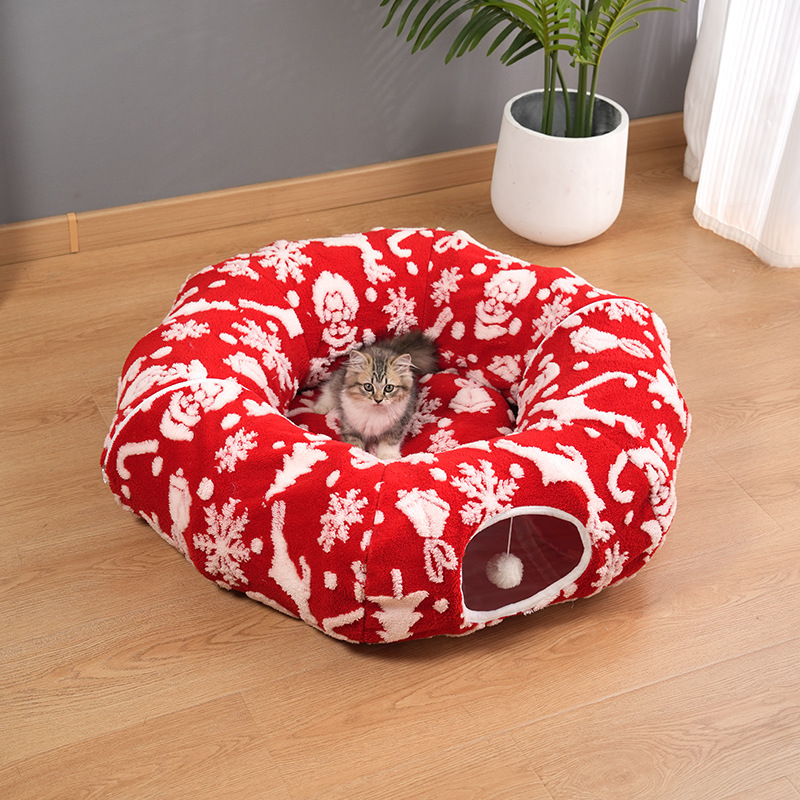 Donut-shaped Pet Bed Cat Mattress photo 1