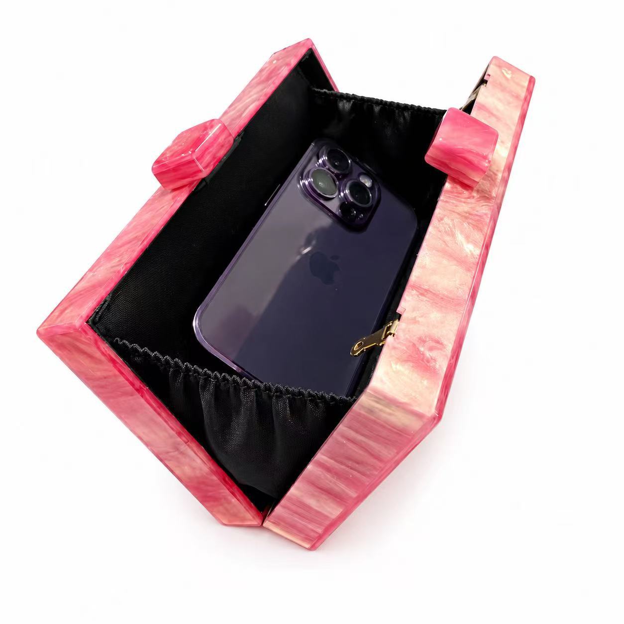 Starry Sky Acrylic Evening Shoulder Bag photo 6