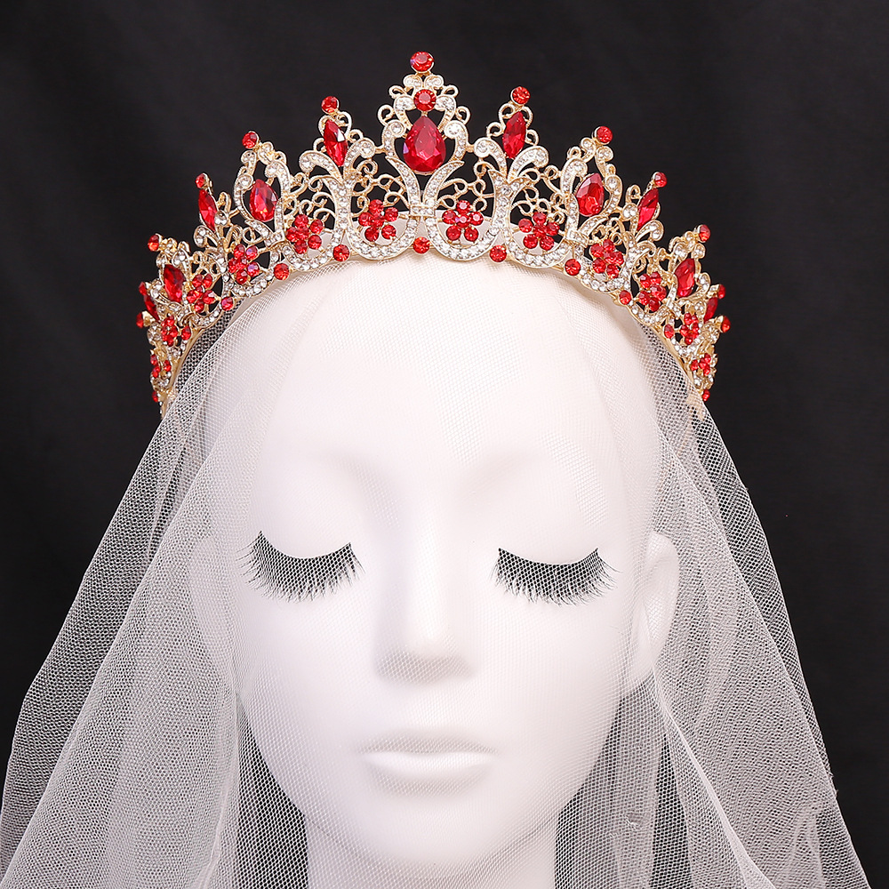 New European And American Crystal Bridal Headpiece photo 7