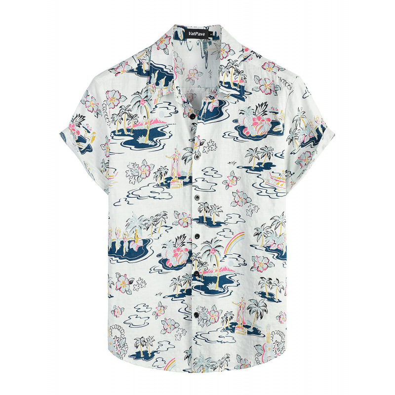 Fashion Summer Printed Hawaiian Shirt For Men photo 8