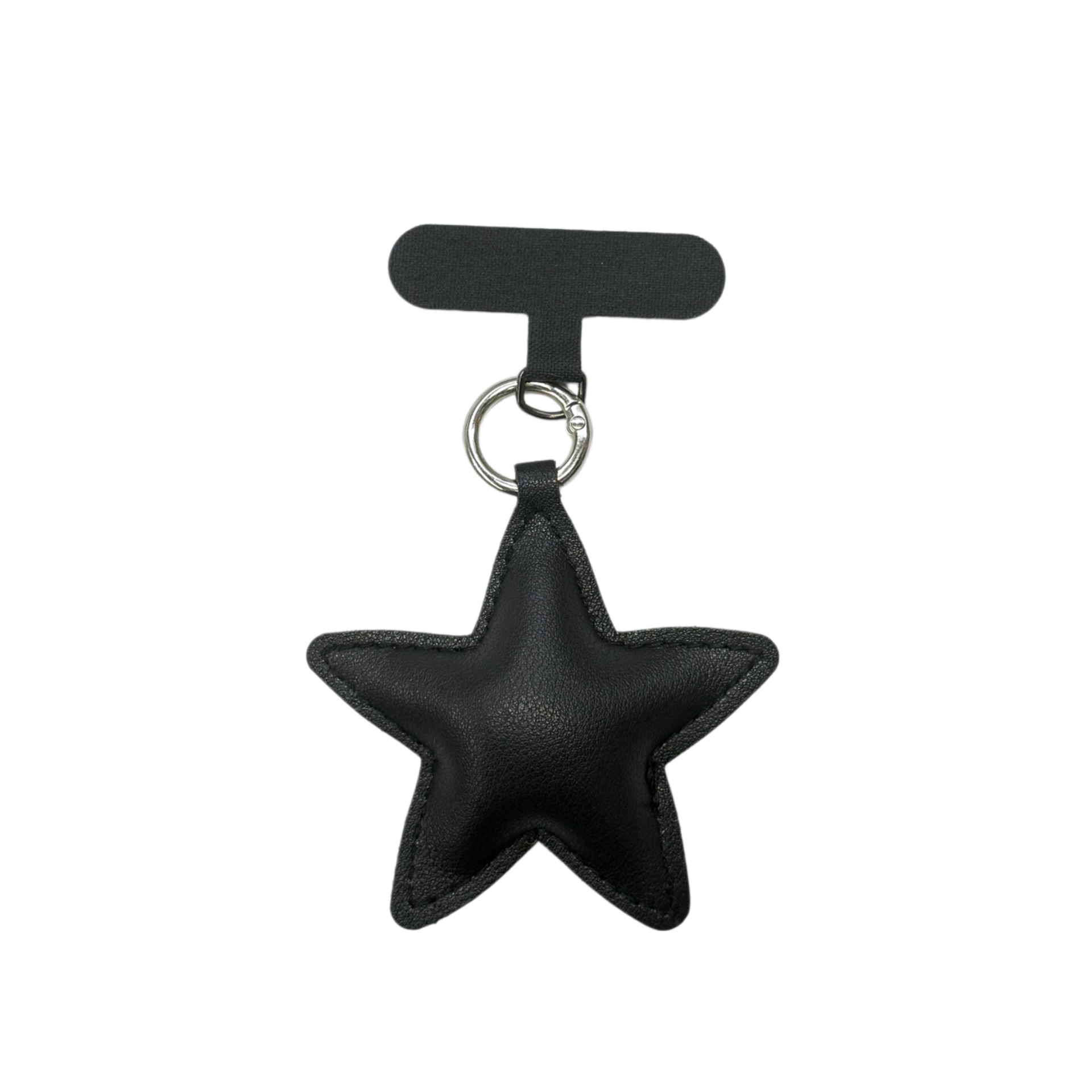 Niche Versatile Leather Star Keychain Phone Lanyard Pendant photo 8