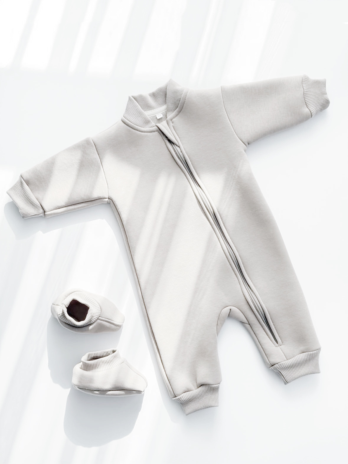 Thickened Cotton Fleece Baby Onesie photo 2