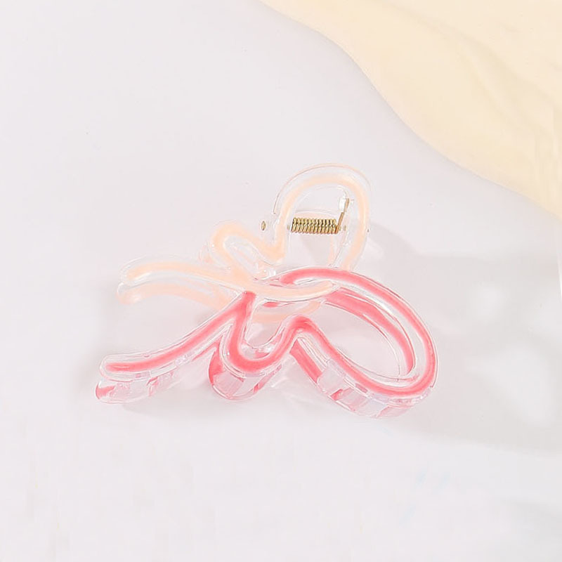 New Arrival Dripping-oil Gradient Bow Hair Clip photo 5