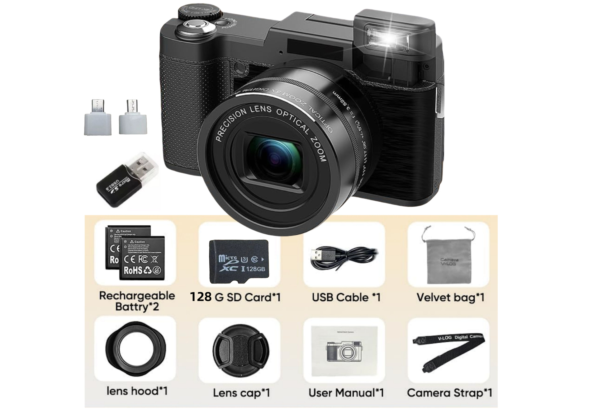 English language Version Of A High definition Digital Camera With 5x Optical Zoom photo 5