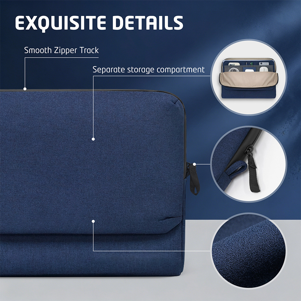 Shockproof Front-Opening Laptop Sleeve For Business Use photo 3