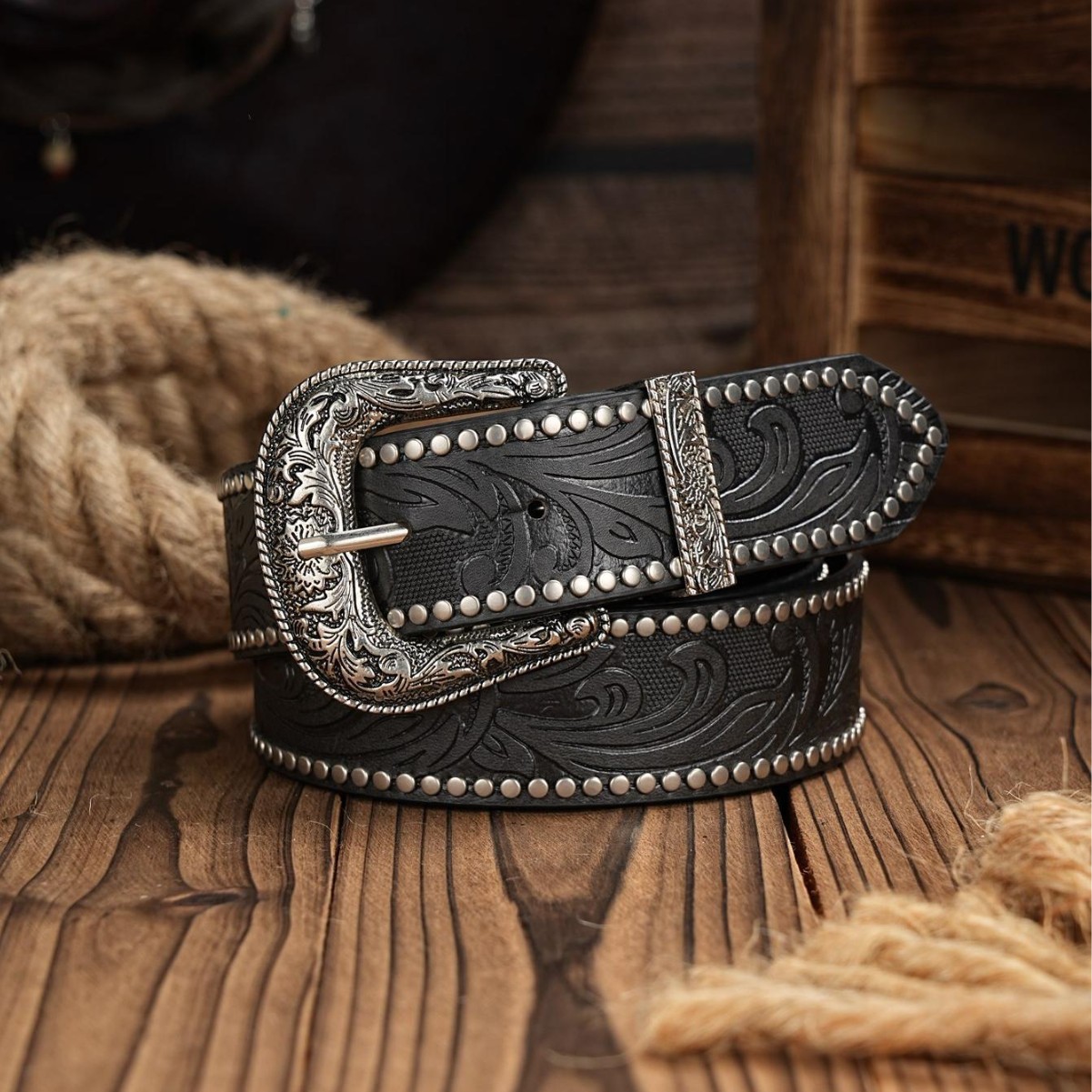 Retro Western Cowboy Belt For Women photo 1