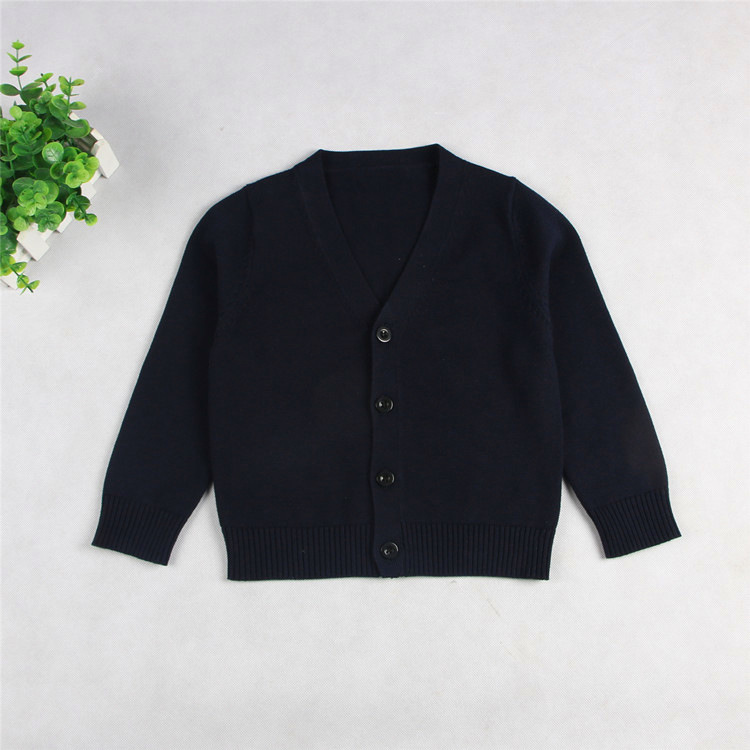 Children's V-neck Cardigan Sweater Small Jacket photo 3