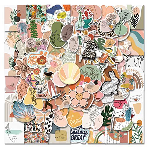 200 Pieces Style Stickers DIY Decorative Luggage Notebook Waterproof Label photo 8