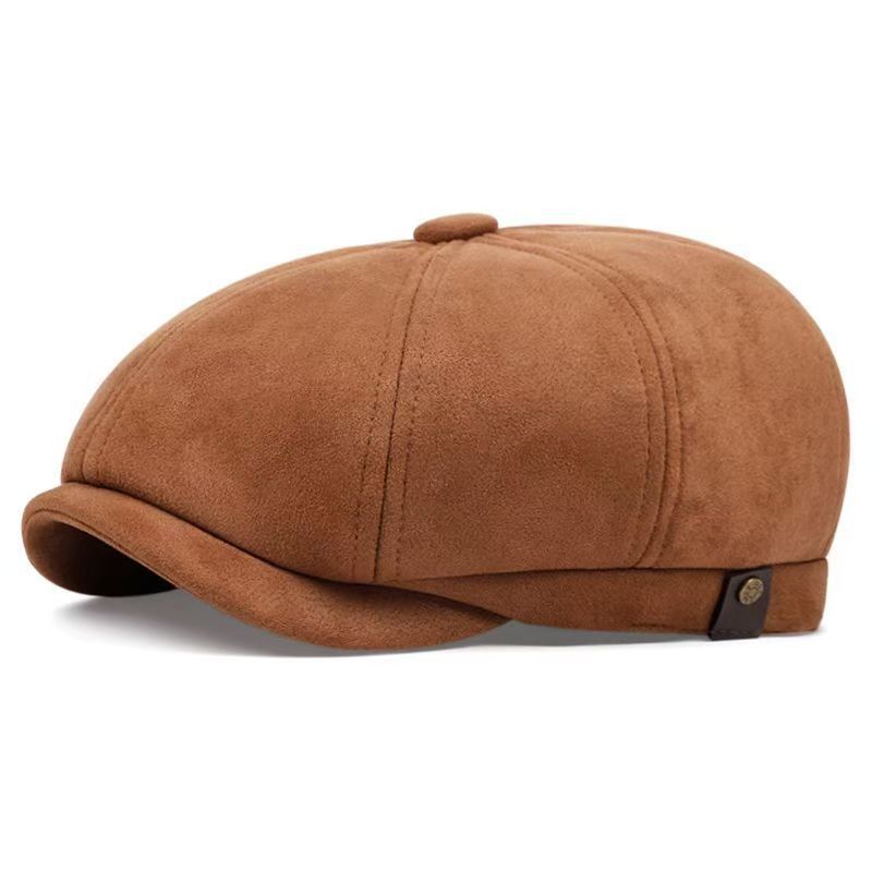 British-style Youth Casual All-match Vintage Octagonal Beret photo 2