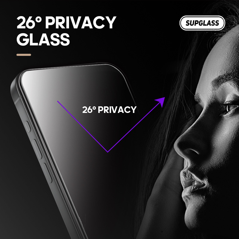 S Anti-peep Tempered Glass Film Screen Printing Process Protective Film photo 6