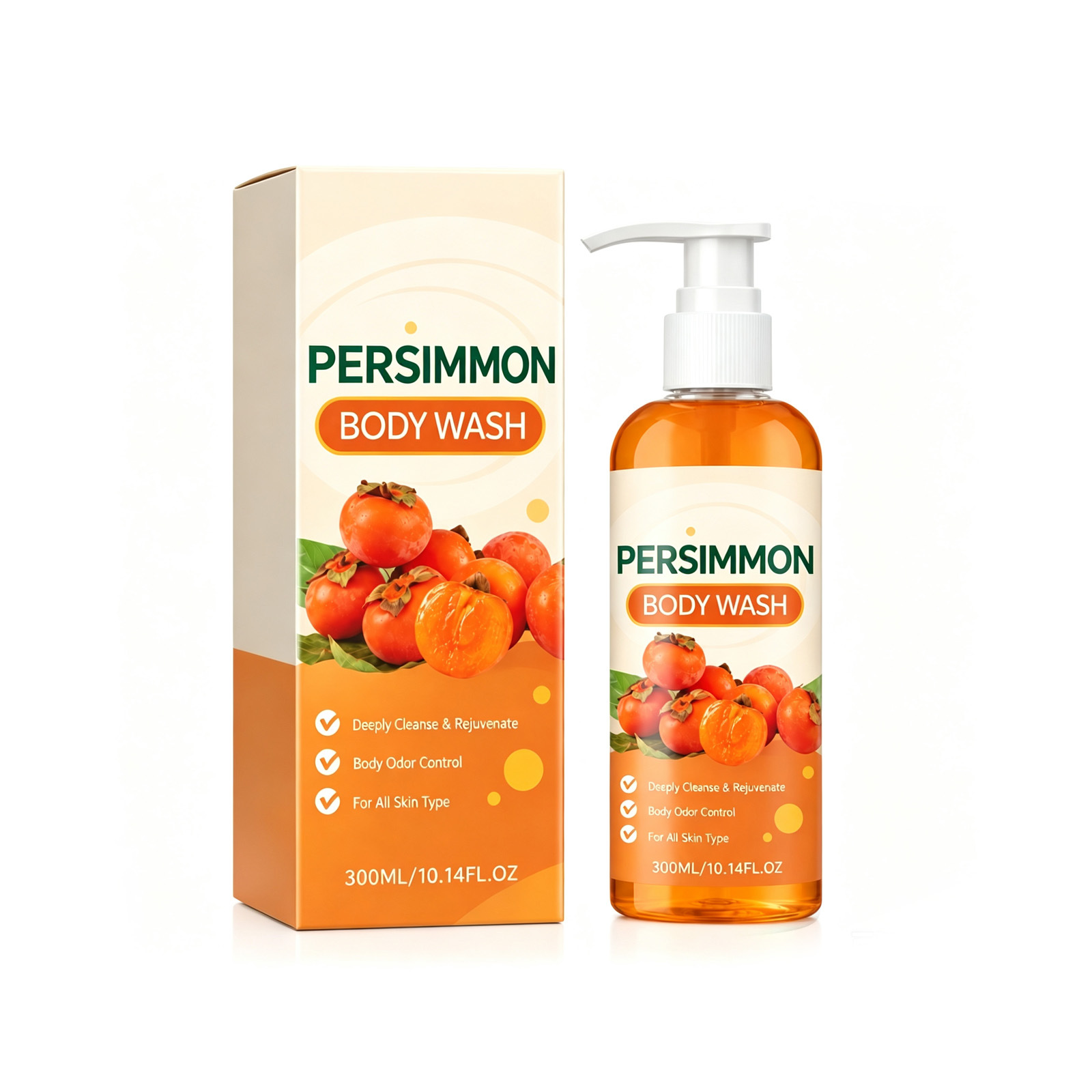 Persimmon Body Wash Fresh And Gentle Cleanses The Entire Body photo 6