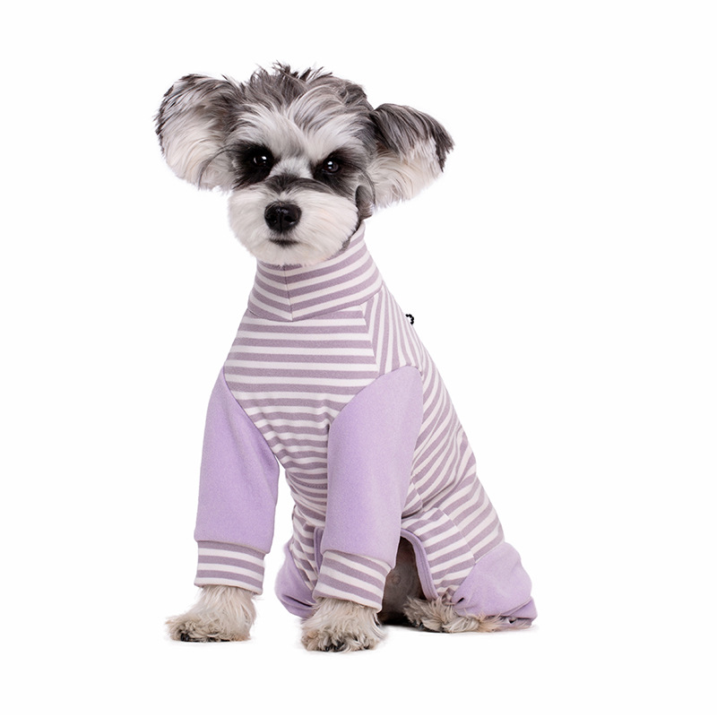 Pet Clothes Autumnwinter Outfit For Poodles Adjustable Four-legged Design photo 7