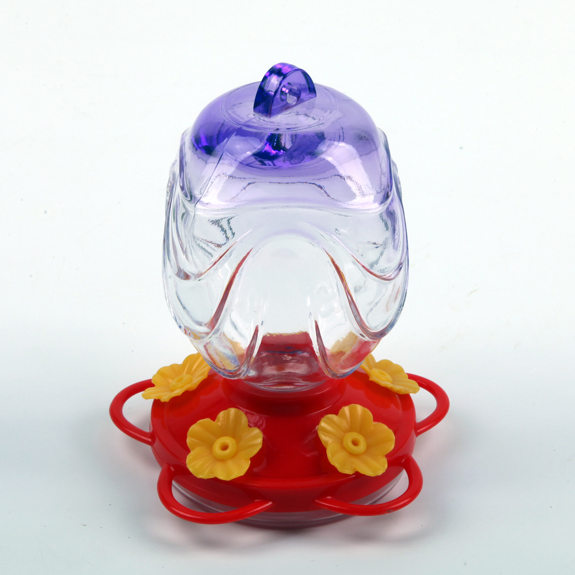 Painted Glass Feeder Glass Garden Decoration photo 2