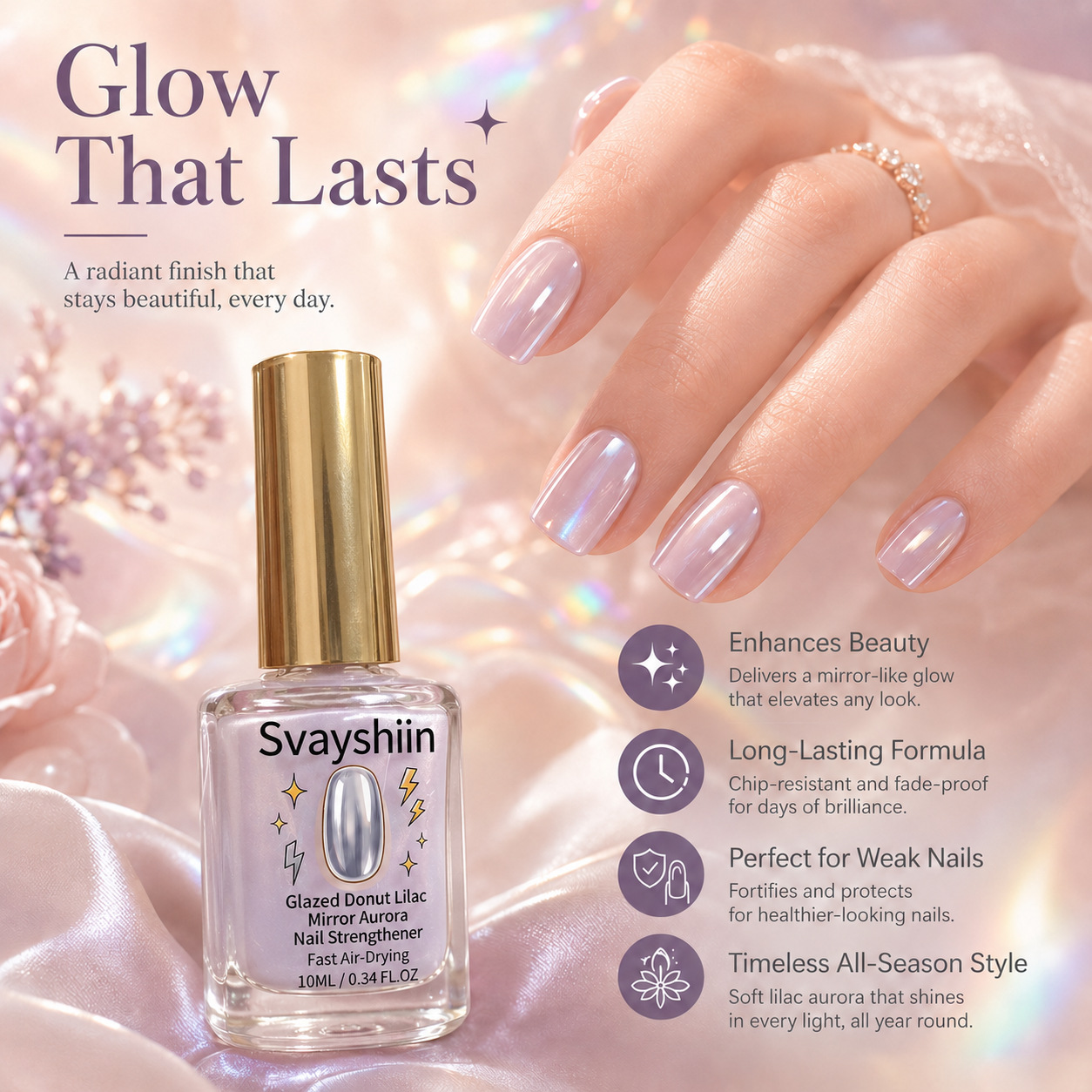 Sheer Natural-feel Nail Strengthener photo 5