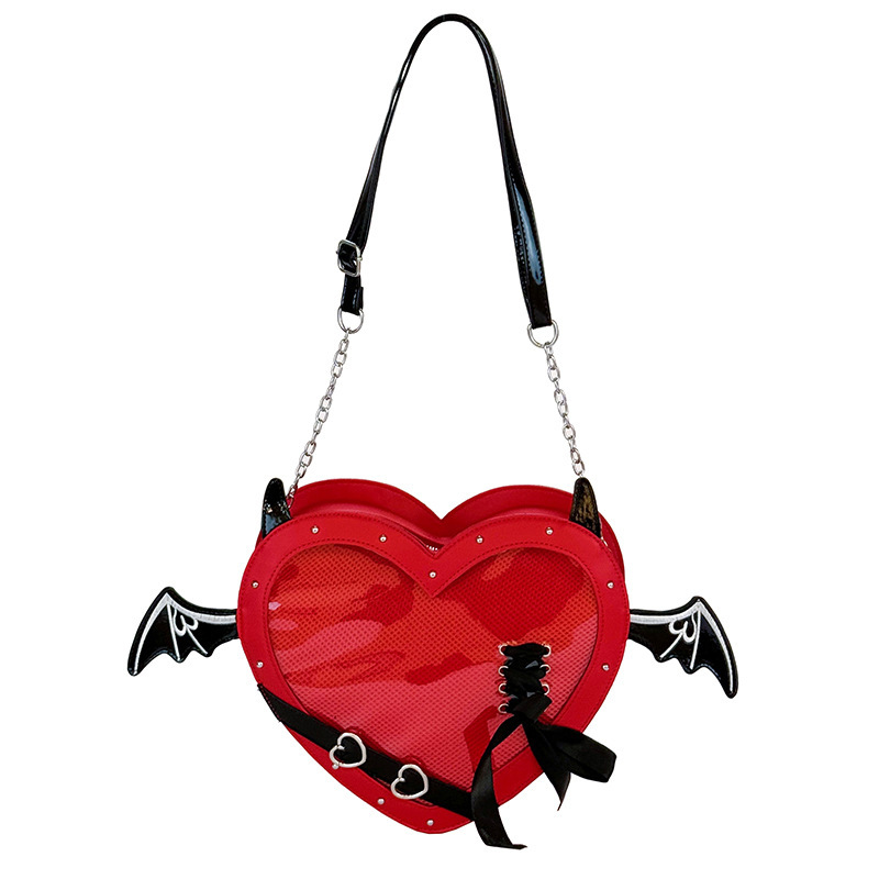 Original New Anime-style Heart-shaped Pain Bag photo 2