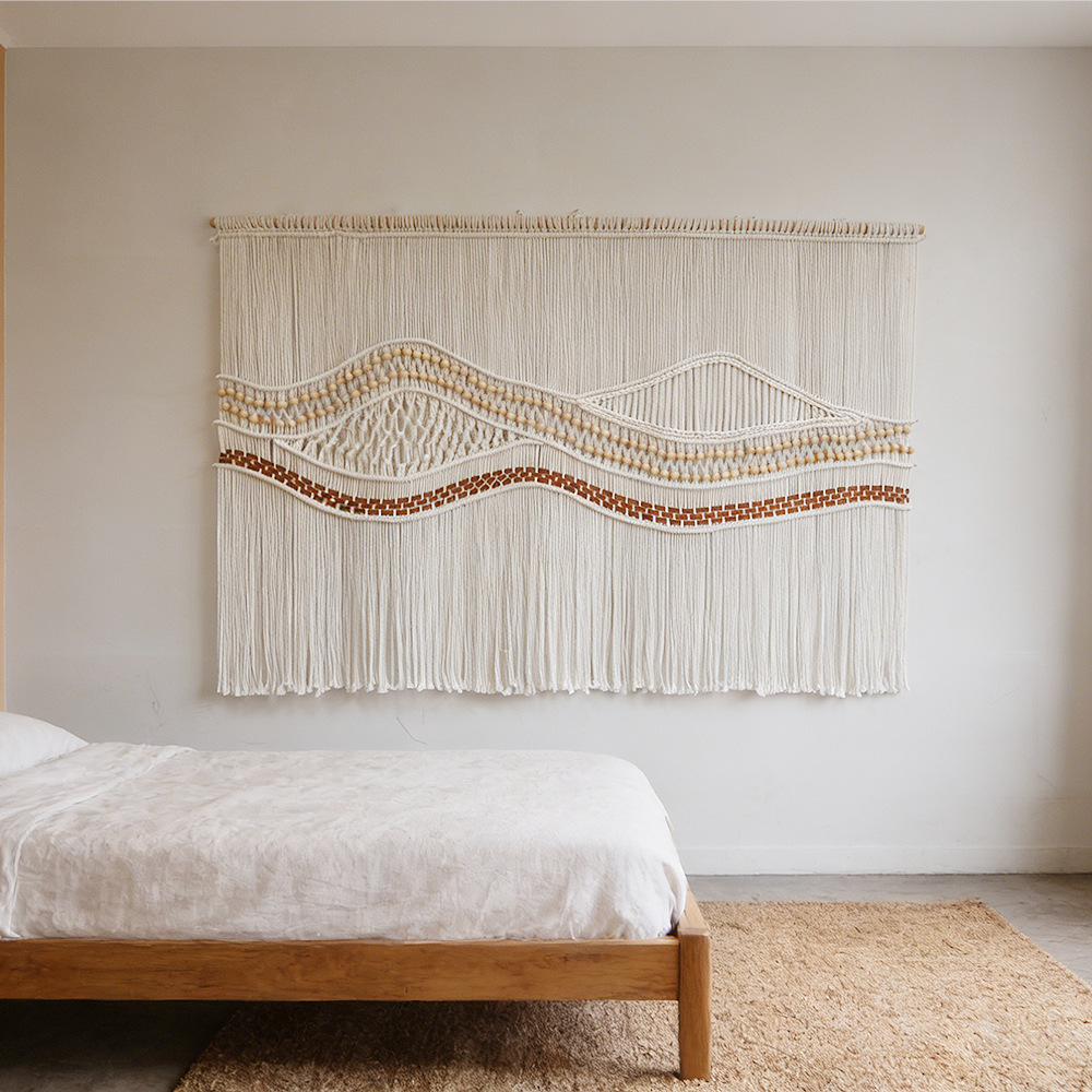 Hand-woven Wall Hanging For Sofa Background Decoration photo 3