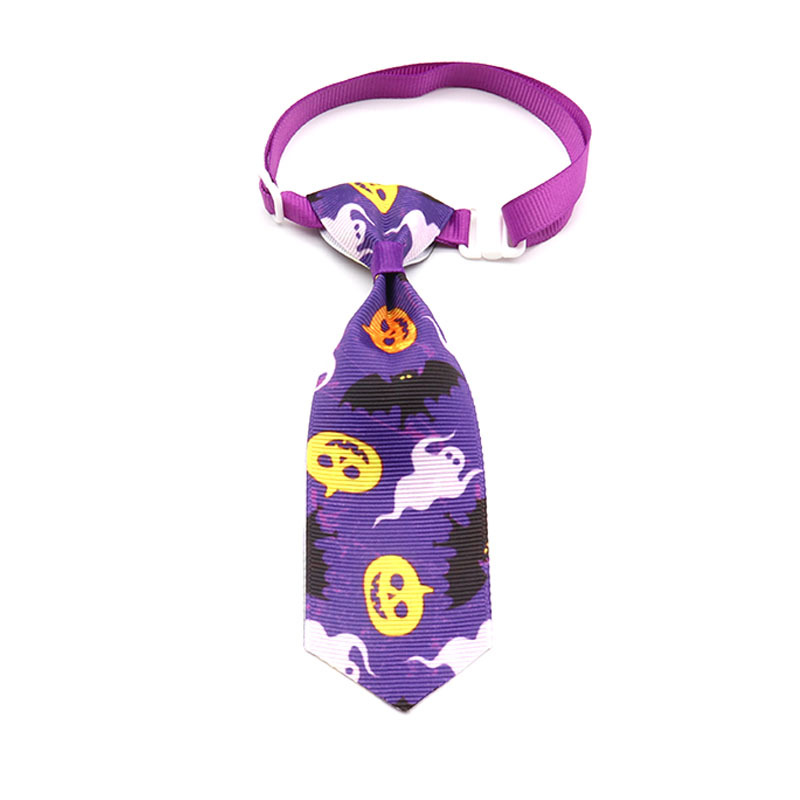Pet Halloween Bow Tie And Necktie photo 3